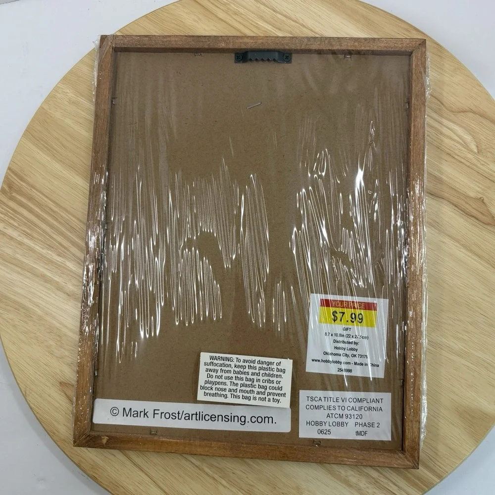 Hobby Lobby Husband Missing Fishing Wooden Wall Plaque 2548998 10.8 x 8.7 in